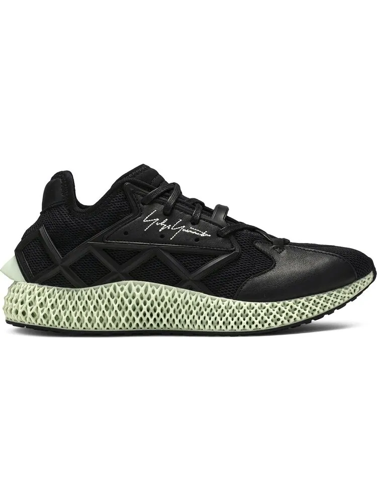 Кроссовки Adidas Y-3 Runner 4D 'Core Black' — изображение 1 из 8, черный
