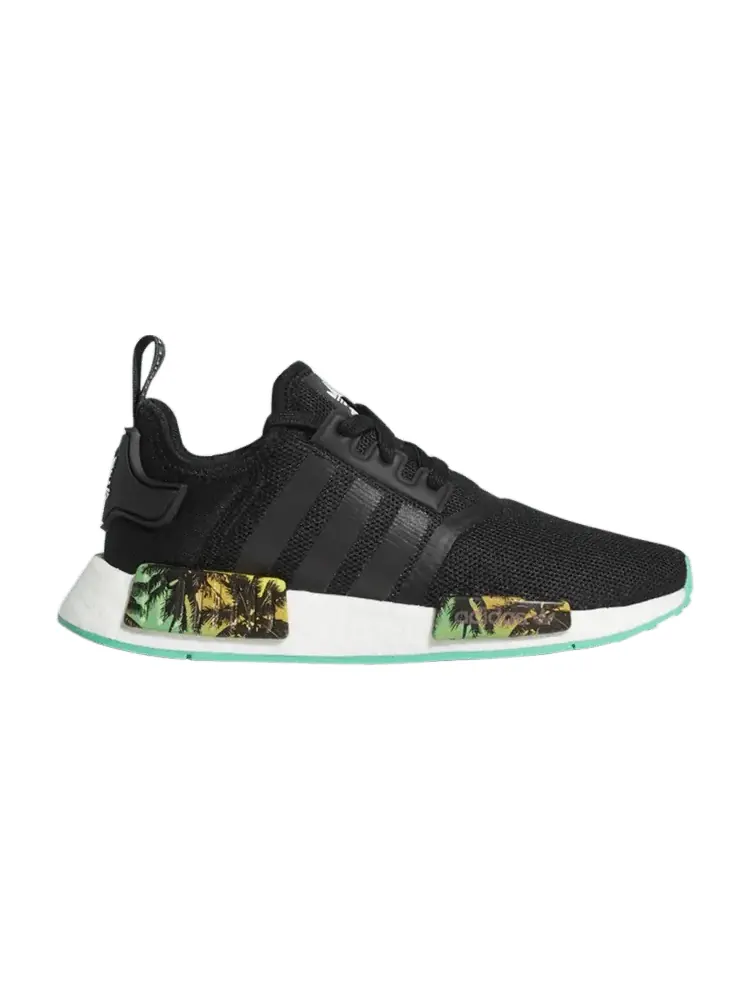 Кроссовки adidas NMD_R1 J 'Palm Trees' — изображение 1 из 1, черный/-зеленый/синий