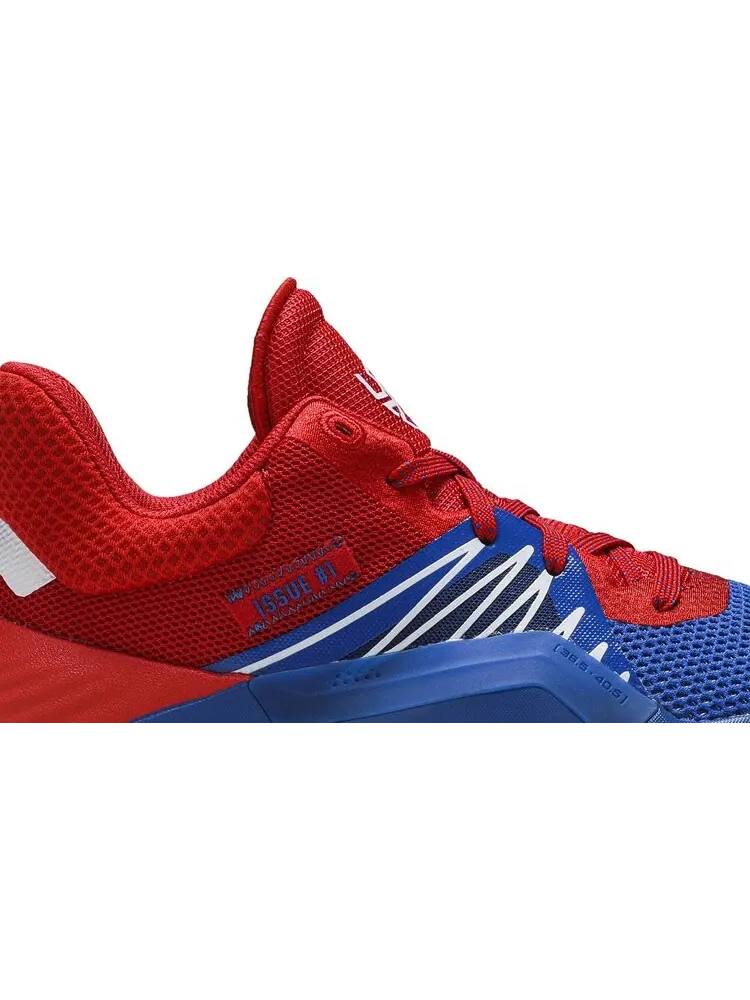 Кроссовки Adidas Marvel x D.O.N. Issue #1 J 'Spiderman' — изображение 2 из 8, красный