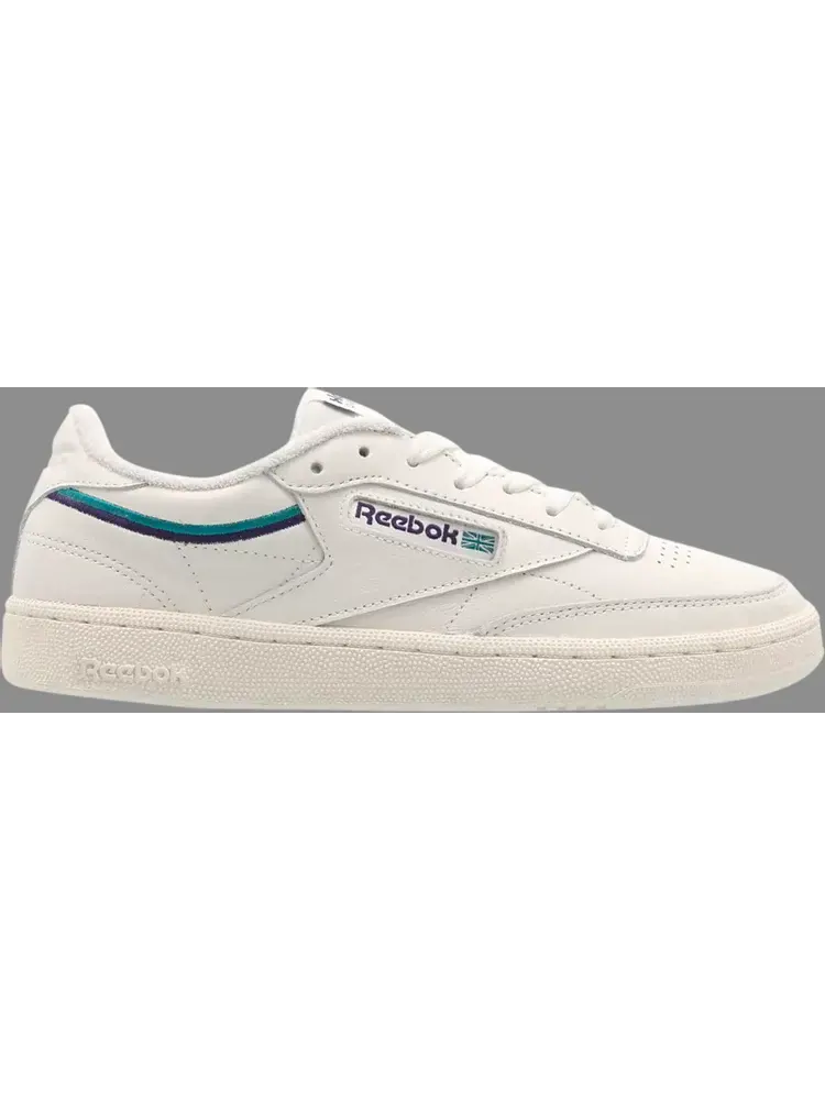 Кроссовки wmns club c 85 'chalk seaport teal' Reebok — изображение 1 из 1, белый