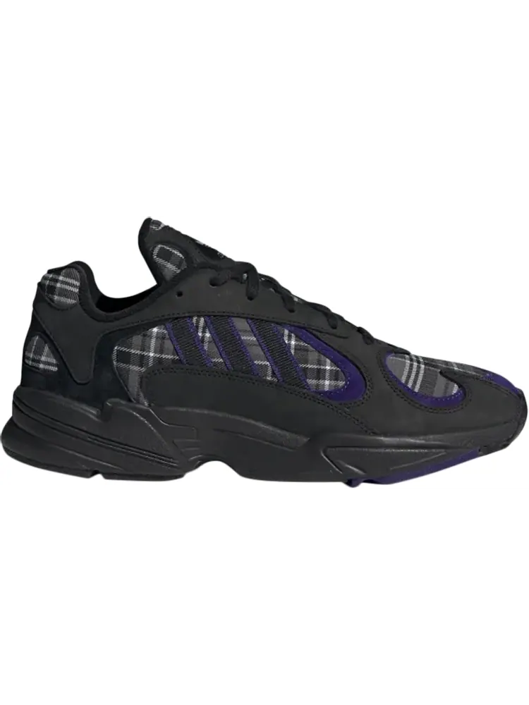 Кроссовки Adidas Yung-1 'Purple Plaid' — изображение 1 из 1, фиолетовый