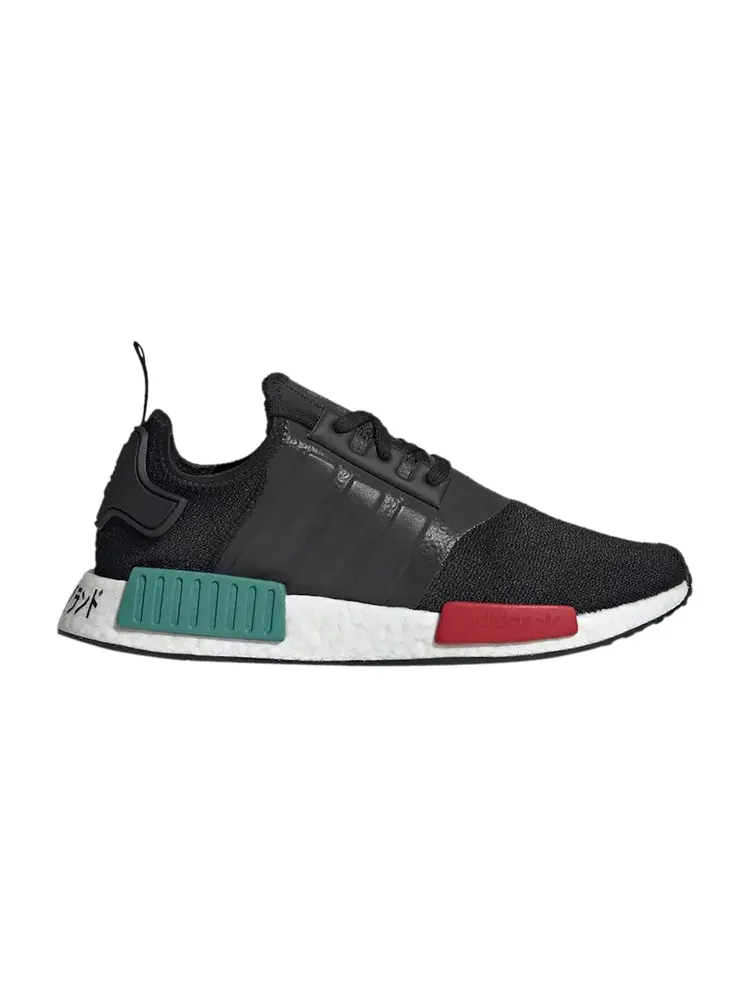 Кроссовки adidas NMD_R1 'Japan Heel - Glory Green' — изображение 1 из 1, черный/зеленый/красный
