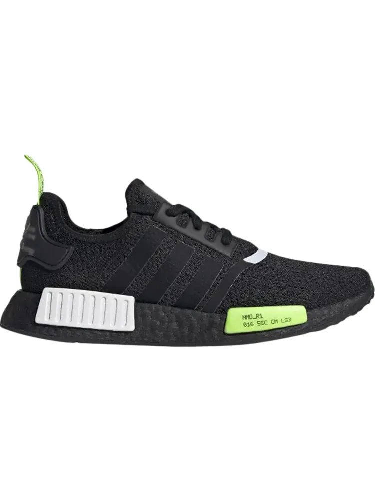 Кроссовки Adidas NMD_R1 'Black Signal Green' — изображение 1 из 1, черный