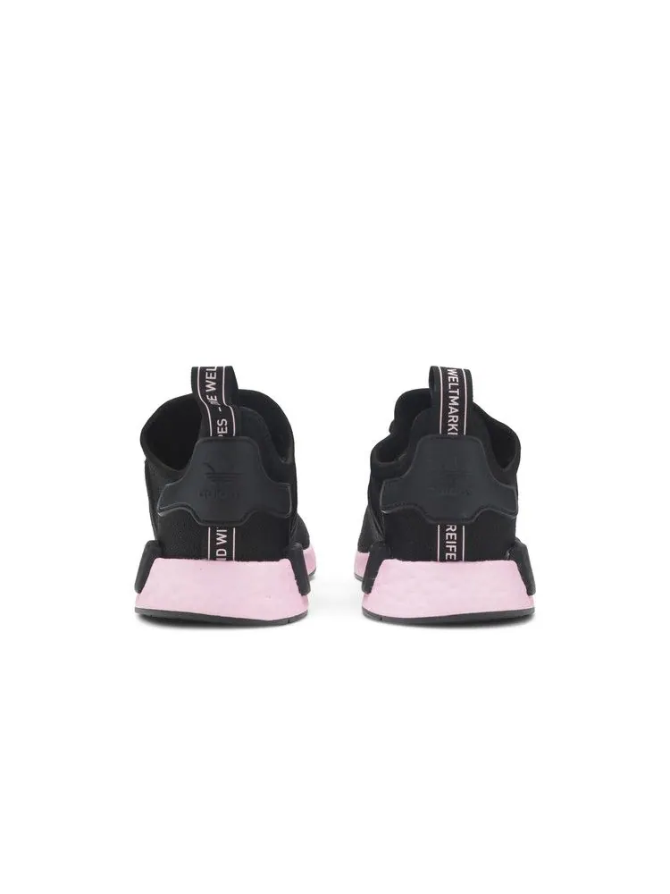 Кроссовки adidas Wmns NMD_R1 'Black True Pink' — изображение 7 из 9, черный/черный/розовый