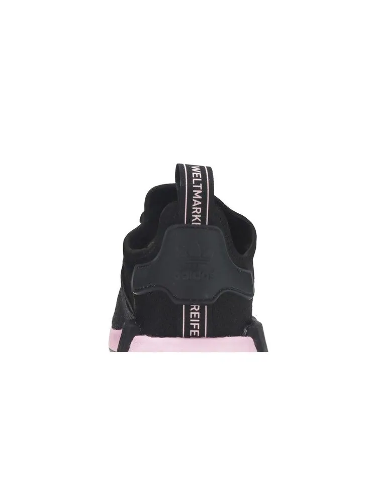 Кроссовки adidas Wmns NMD_R1 'Black True Pink' — изображение 8 из 9, черный/черный/розовый