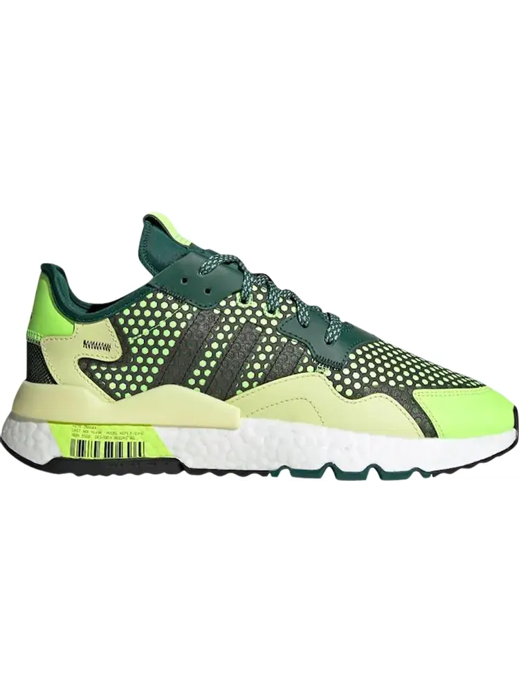 Кроссовки Adidas Nite Jogger '3M Branding - Signal Green' — изображение 1 из 1, зеленый