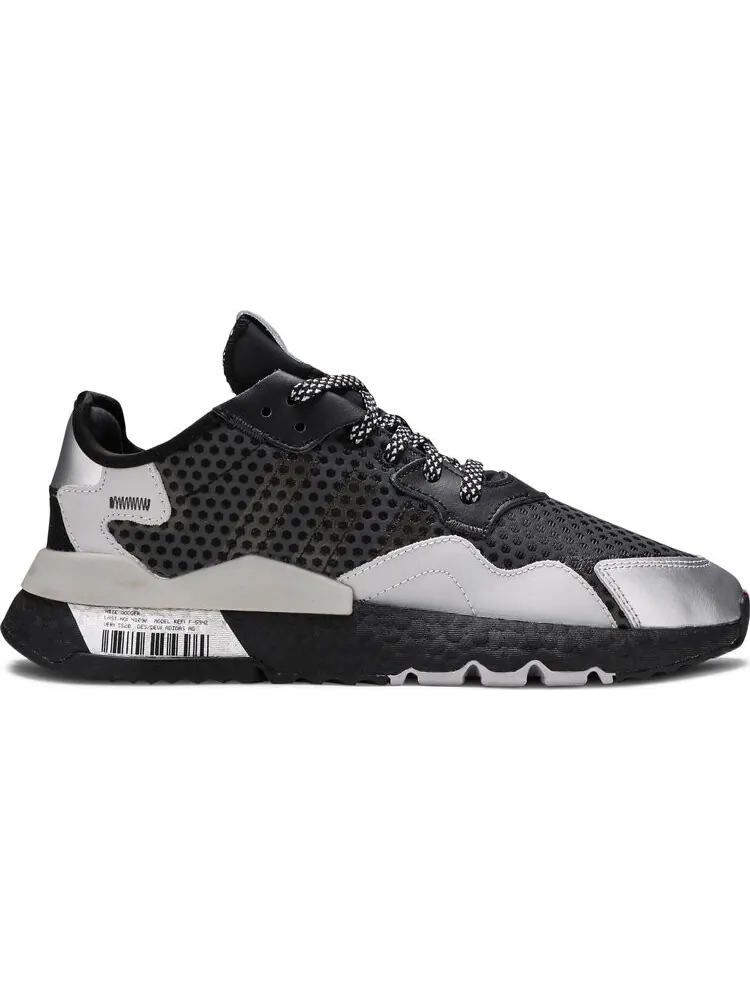 Кроссовки Adidas Nite Jogger 'Bar Code Graphic' — изображение 1 из 8, черный