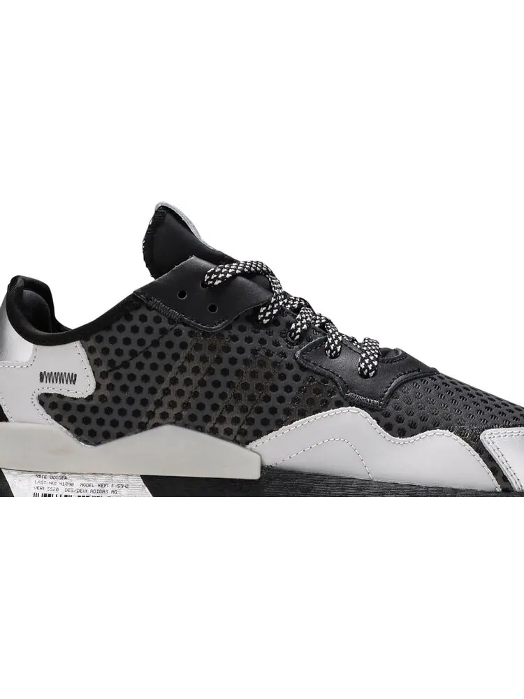 Кроссовки Adidas Nite Jogger 'Bar Code Graphic' — изображение 2 из 8, черный