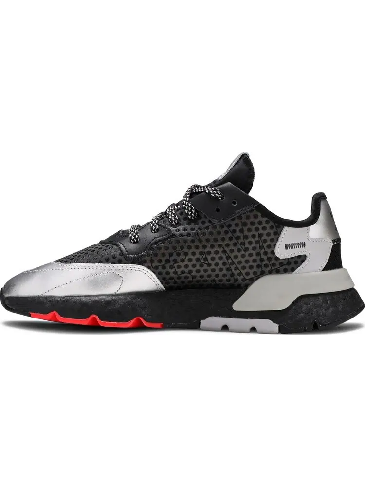 Кроссовки Adidas Nite Jogger 'Bar Code Graphic' — изображение 3 из 8, черный