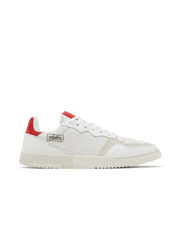 Кроссовки adidas Supercourt 'White Scarlet' — изображение 2 из 9, белый/белый