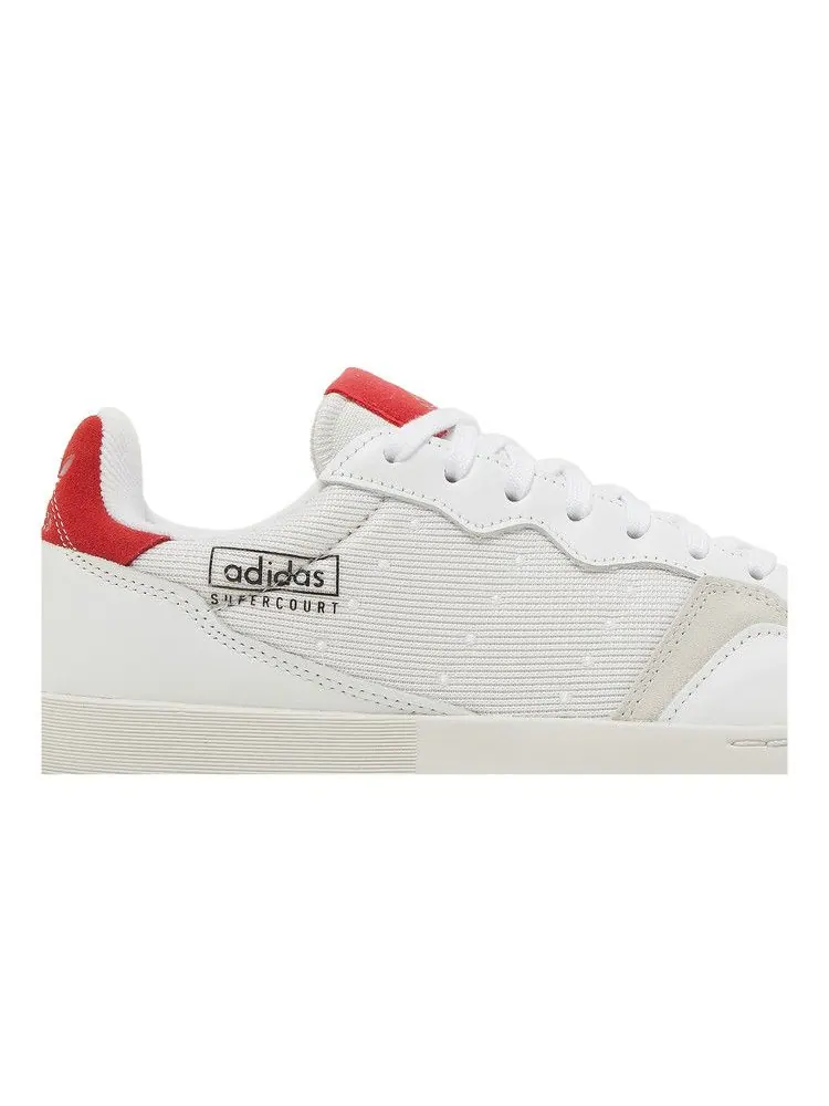 Кроссовки adidas Supercourt 'White Scarlet' — изображение 3 из 9, белый/белый