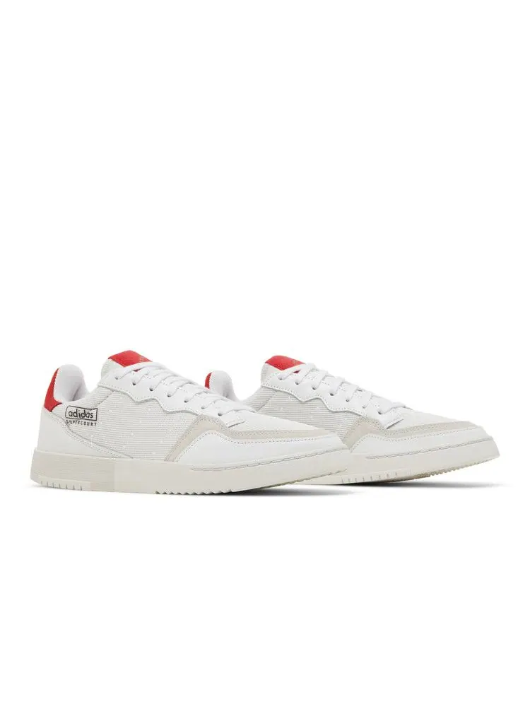 Кроссовки adidas Supercourt 'White Scarlet' — изображение 9 из 9, белый/белый