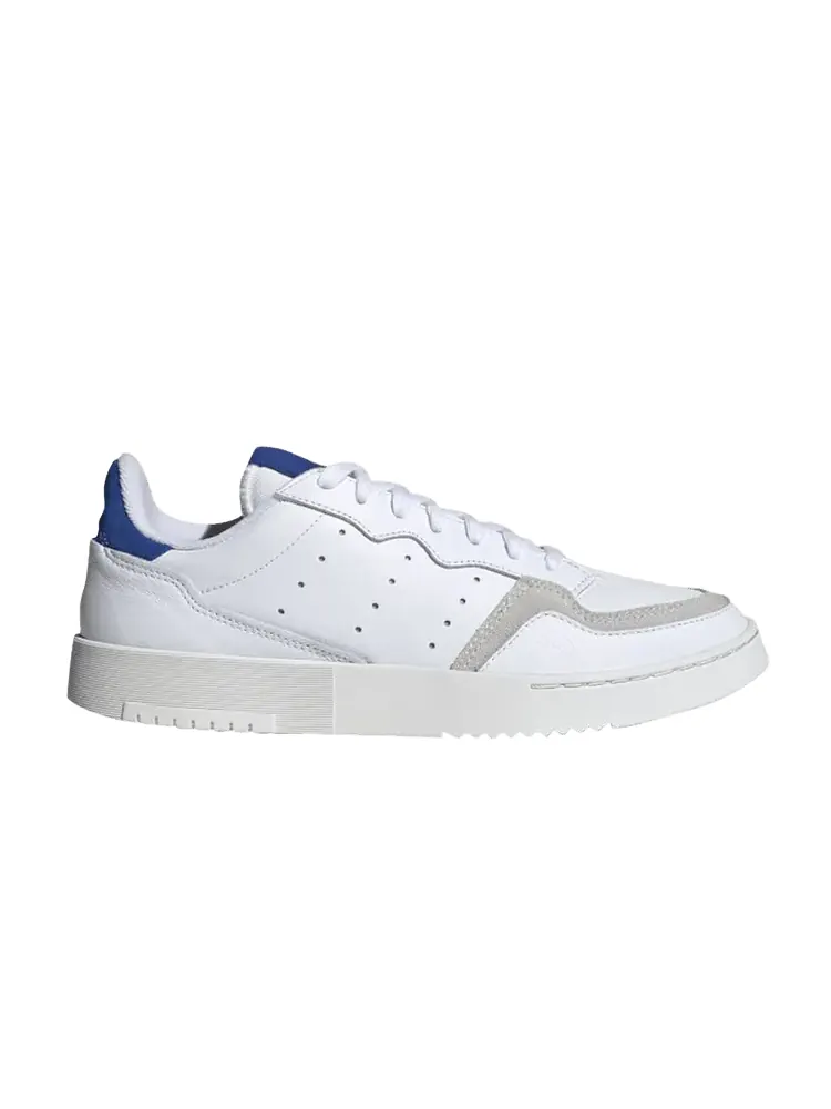 Кроссовки adidas Supercourt 'White Team Royal Blue' — изображение 1 из 1, белый/белый/синий