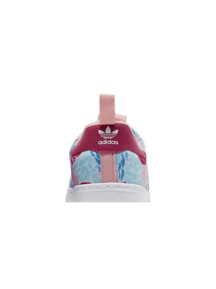 Кроссовки adidas Superstar 360 J 'Glory Pink' — изображение 8 из 9, розовый/розовый/белый