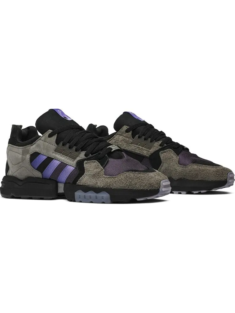 Кроссовки Adidas Packer x Consortium ZX Torsion 'Mega Violet' — изображение 8 из 8, коричневый