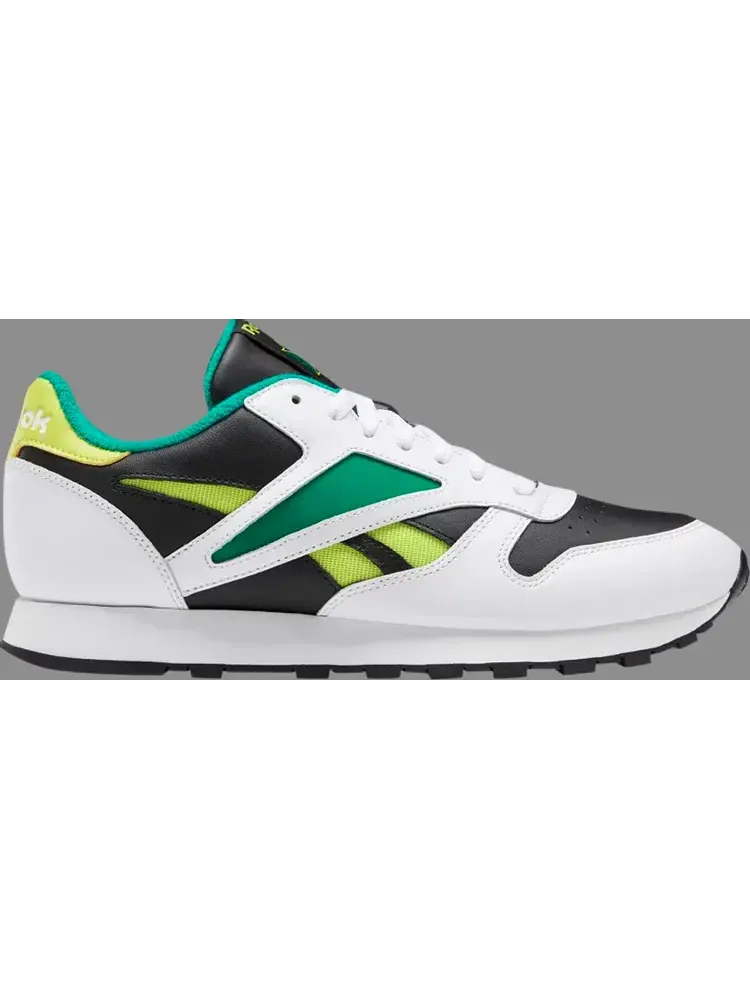 Кроссовки classic leather mark 'black hero yellow' Reebok — изображение 1 из 1, черный
