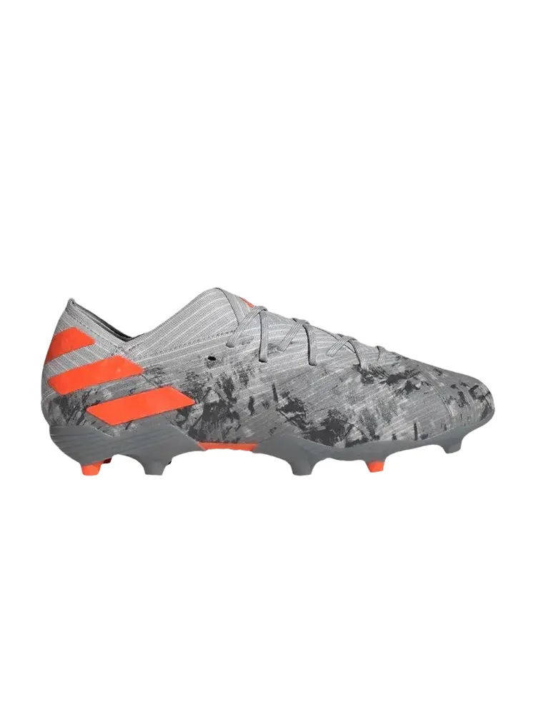Кроссовки Adidas Nemeziz 19.1 FG J — изображение 1 из 1, серый оранжевый