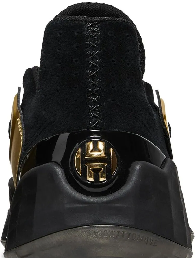 Кроссовки Adidas Harden Vol. 4 'Gold Metallic' — изображение 7 из 8, черный