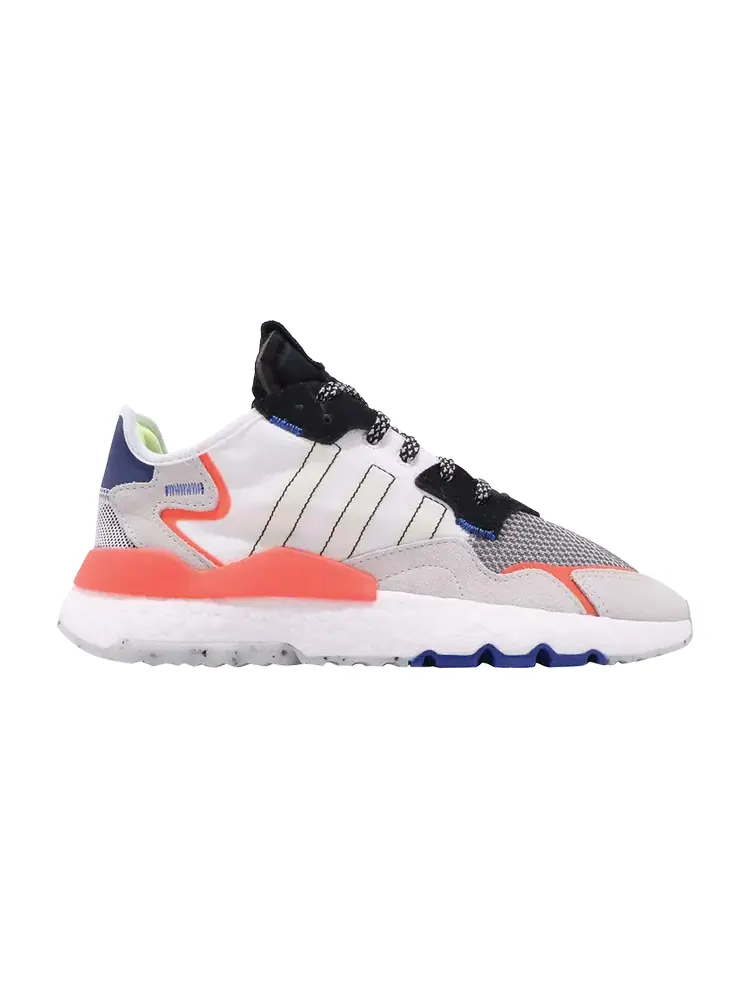 Кроссовки Adidas Nite Jogger 'Solar Red' — изображение 1 из 1, белый