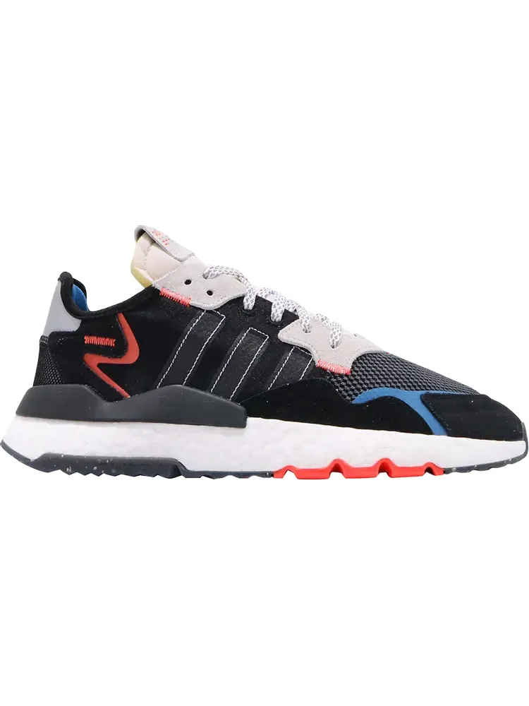 Кроссовки Adidas Nite Jogger 'Blue Bird' — изображение 1 из 1, черный
