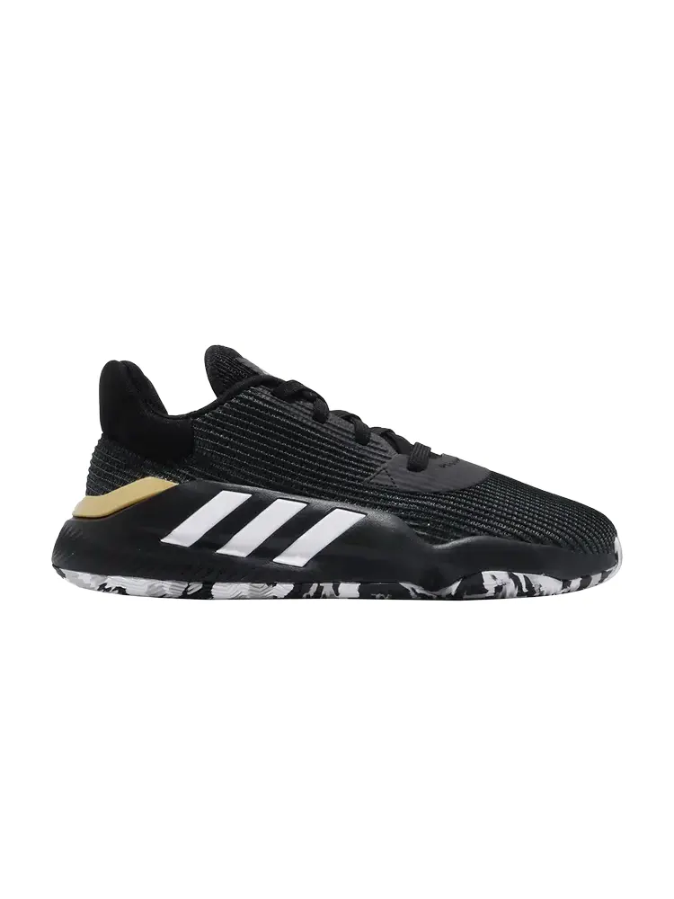Кроссовки Adidas Pro Bounce 2019 Low GCA 'Black Gold Mint' — изображение 1 из 1, черный