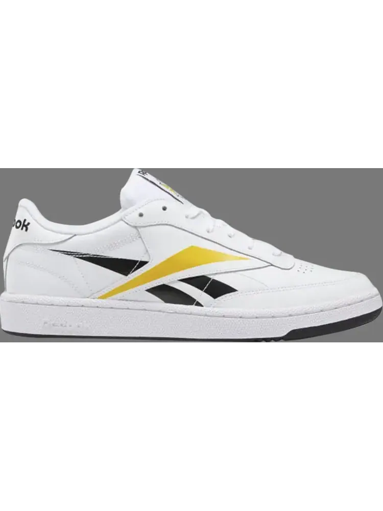 Кроссовки club c vector 'black toxic yellow' Reebok — изображение 1 из 1, белый