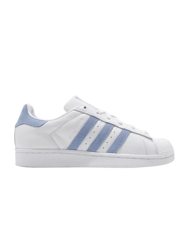 Кроссовки adidas Superstar 'Glow Blue' — изображение 1 из 1, белый/синий