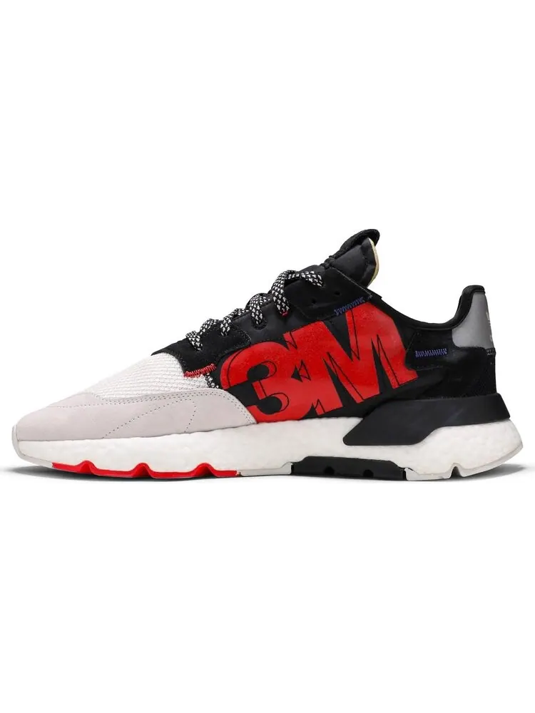 Кроссовки Adidas 3M x Nite Jogger 'Crystal White' — изображение 3 из 8, серый
