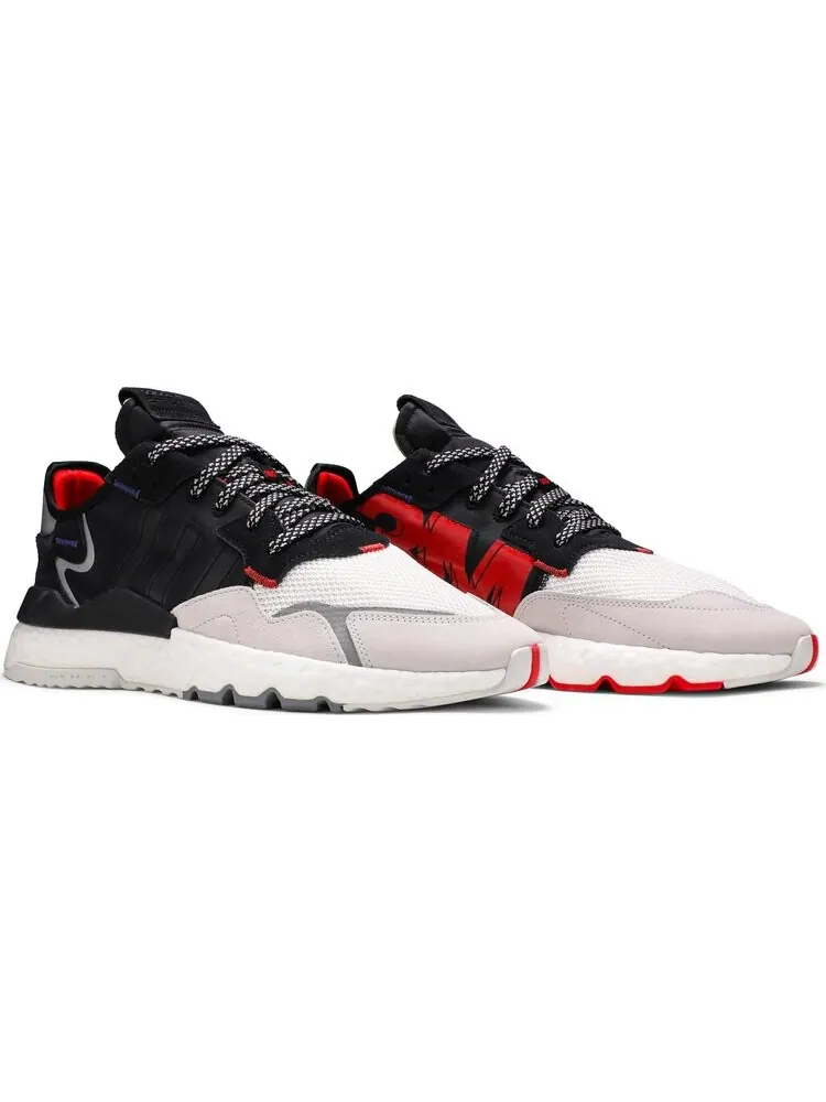 Кроссовки Adidas 3M x Nite Jogger 'Crystal White' — изображение 8 из 8, серый