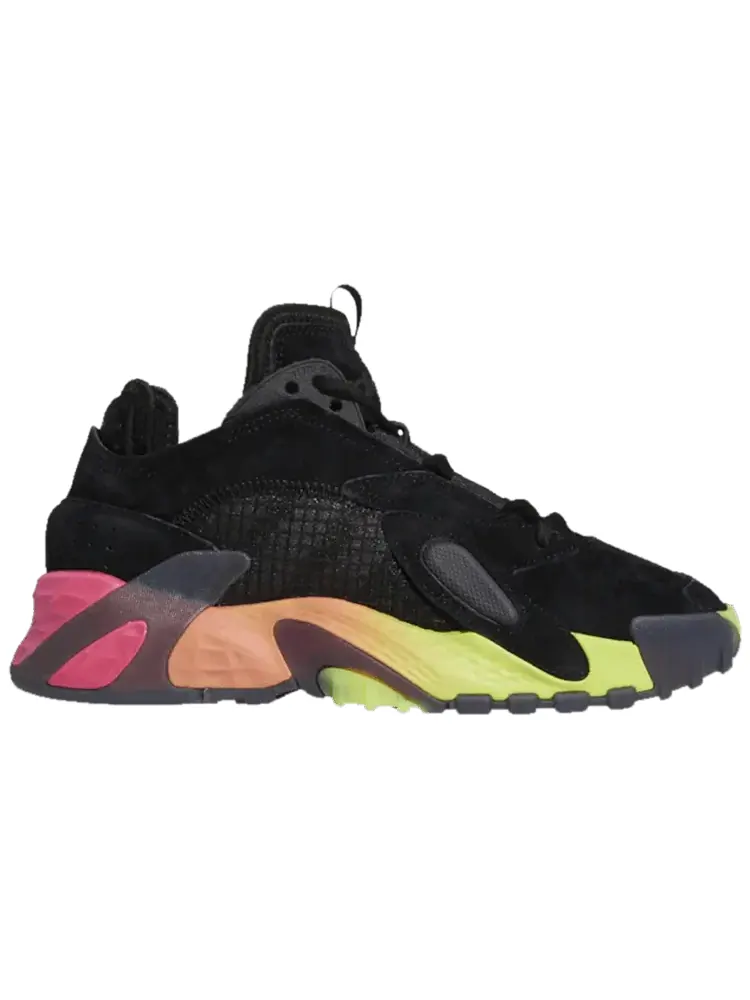 Кроссовки adidas Streetball J 'Black Yellow Pink' — изображение 1 из 1, черный