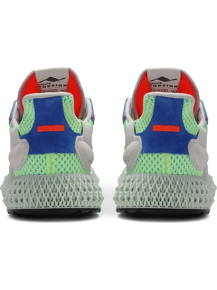 Кроссовки Adidas ZX 4000 4D 'Easy Mint' — изображение 6 из 8, зеленый