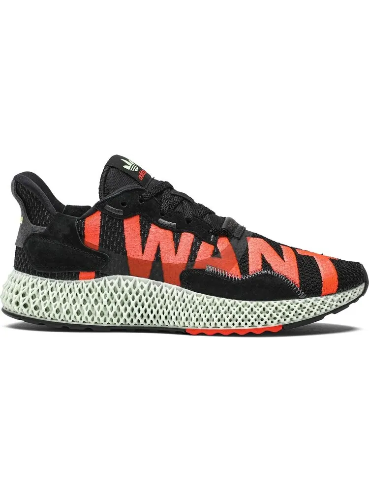 Кроссовки Adidas ZX 4000 4D 'I Want, I Can' — изображение 1 из 8, черный
