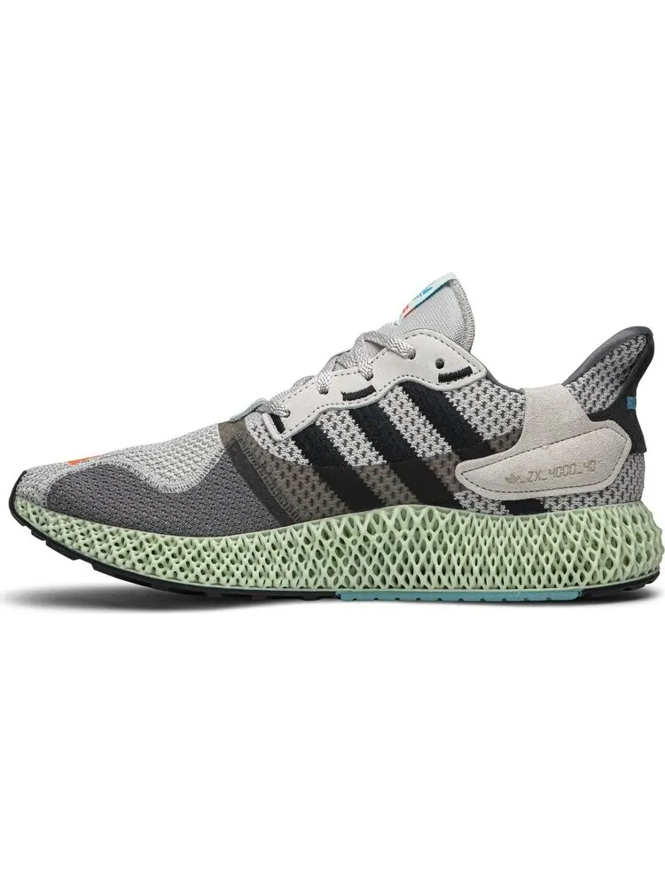 Кроссовки Adidas ZX 4000 4D 'I Want, I Can' — изображение 3 из 8, серый