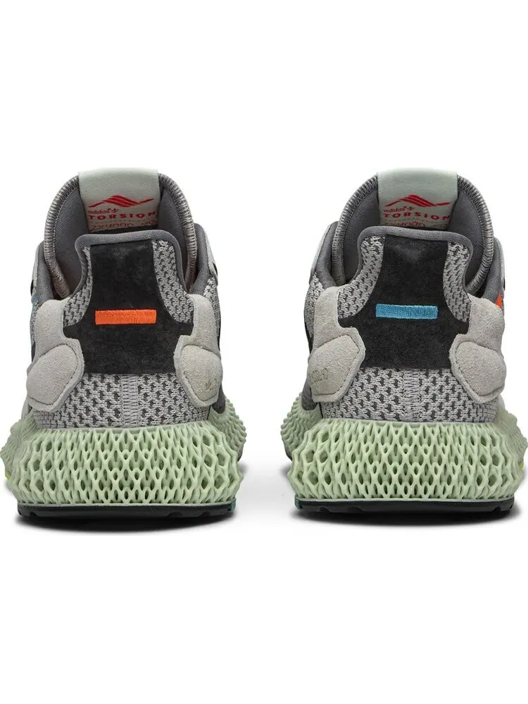 Кроссовки Adidas ZX 4000 4D 'I Want, I Can' — изображение 6 из 8, серый