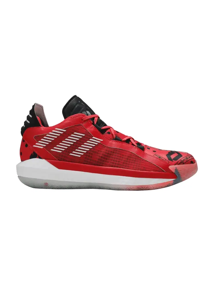 Кроссовки adidas Dame 6 GCA 'Geek Up' — изображение 1 из 1, красный/серый/красный