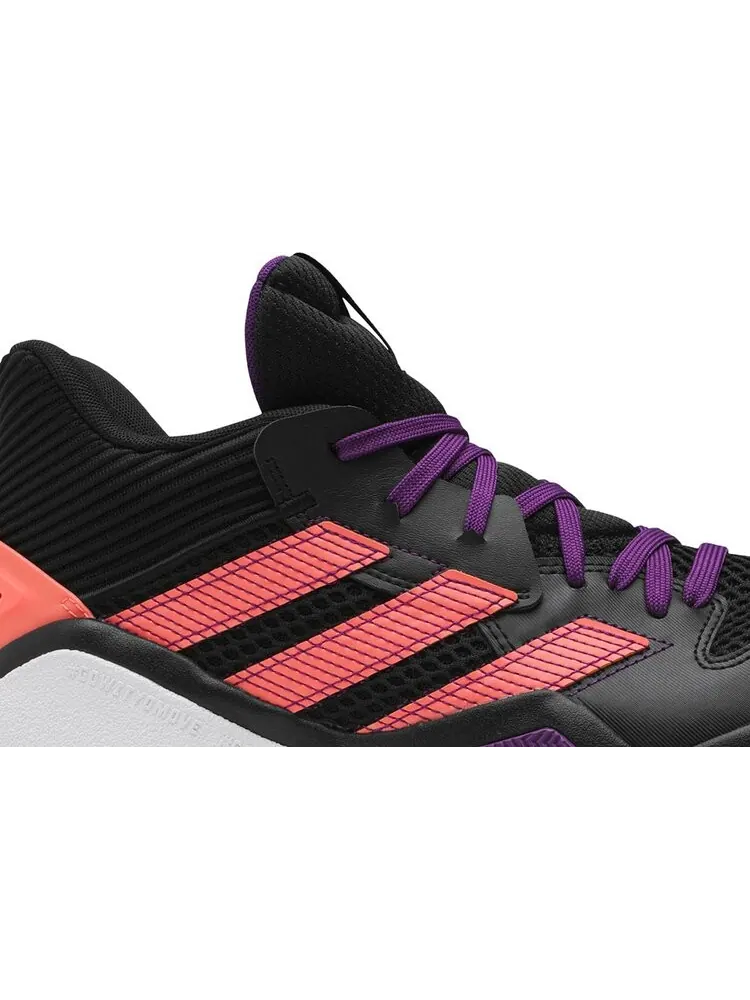 Кроссовки Adidas Harden Stepback 'Black Purple Coral' — изображение 2 из 8, черный