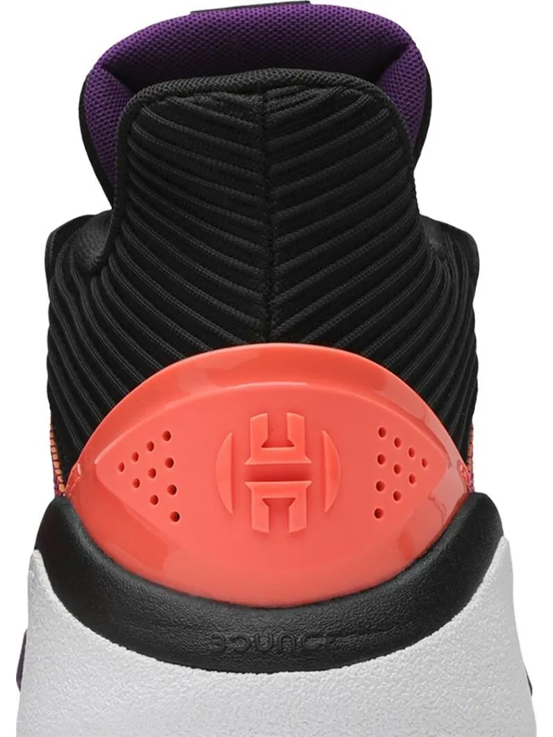Кроссовки Adidas Harden Stepback 'Black Purple Coral' — изображение 7 из 8, черный
