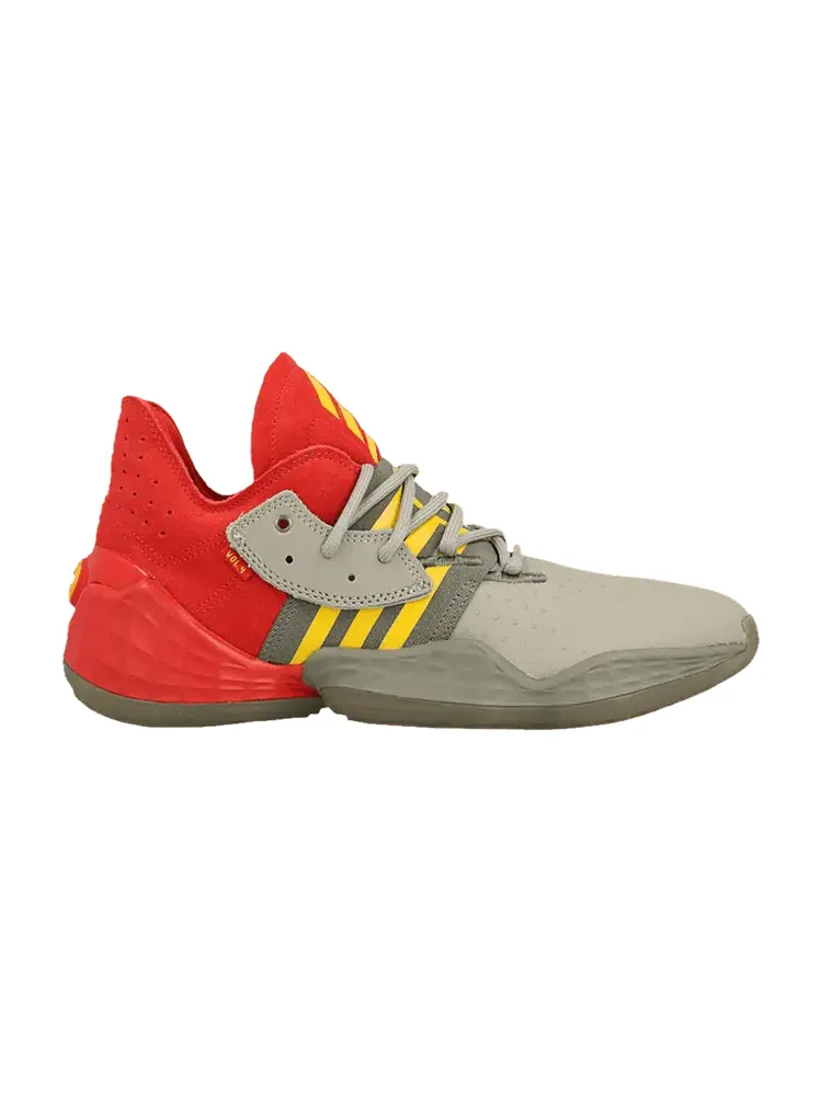 Кроссовки adidas Harden Vol. 4 'Spitfire' — изображение 1 из 1, красный