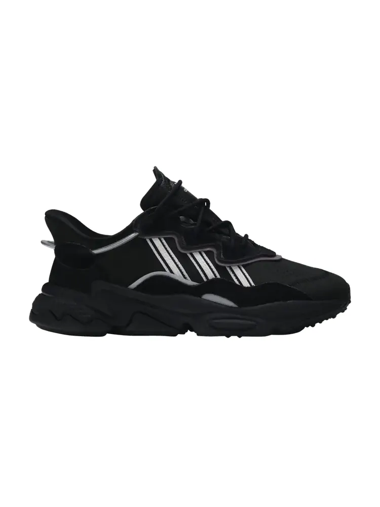 Кроссовки adidas Wmns Ozweego 'Core Black' — изображение 1 из 9, черный/белый/фиолетовый