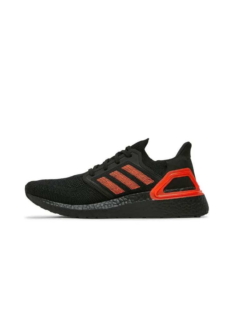 Кроссовки Adidas UltraBoost 20 — изображение 3 из 8, черный красный