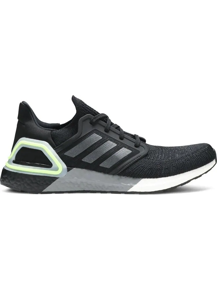 Кроссовки Adidas UltraBoost 20 'Night Metallic Signal Green' — изображение 1 из 8, черный
