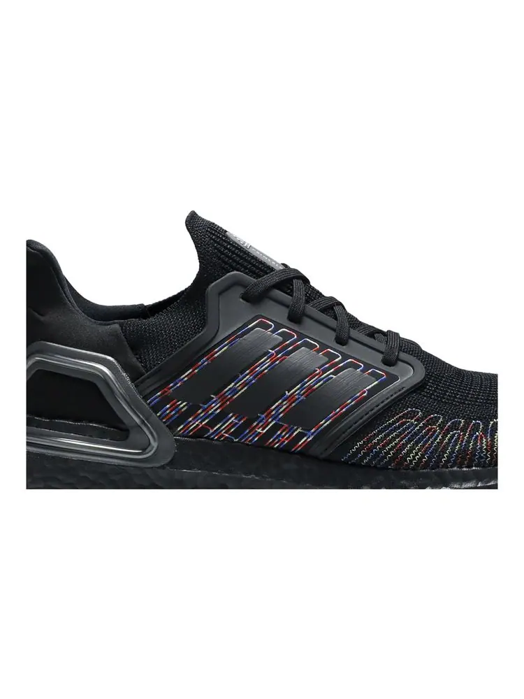 Кроссовки UltraBoost 20 'Black Multi-Color' — изображение 2 из 8, черный мульти