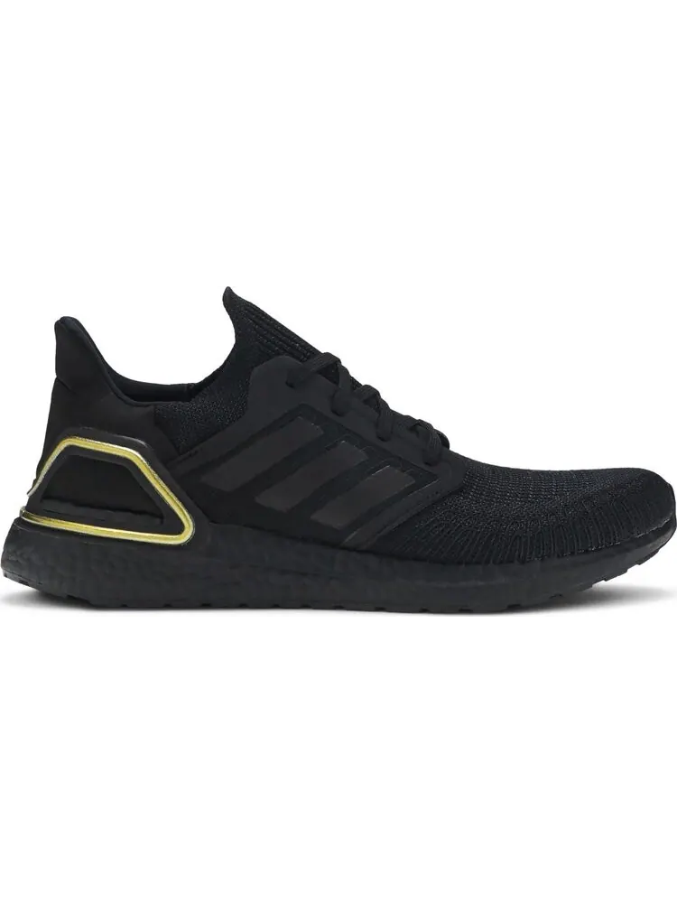 Кроссовки Adidas UltraBoost 20 'Black Gold' — изображение 1 из 8, черный