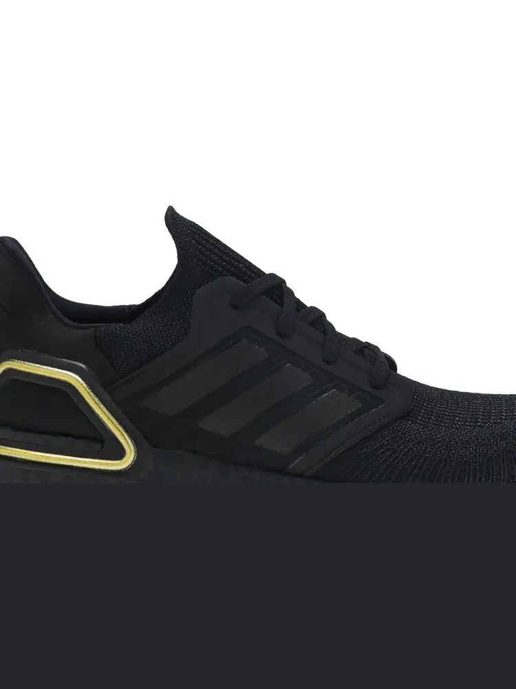 Кроссовки Adidas UltraBoost 20 'Black Gold' — изображение 2 из 8, черный
