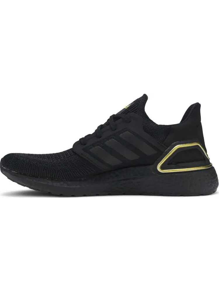 Кроссовки Adidas UltraBoost 20 'Black Gold' — изображение 3 из 8, черный