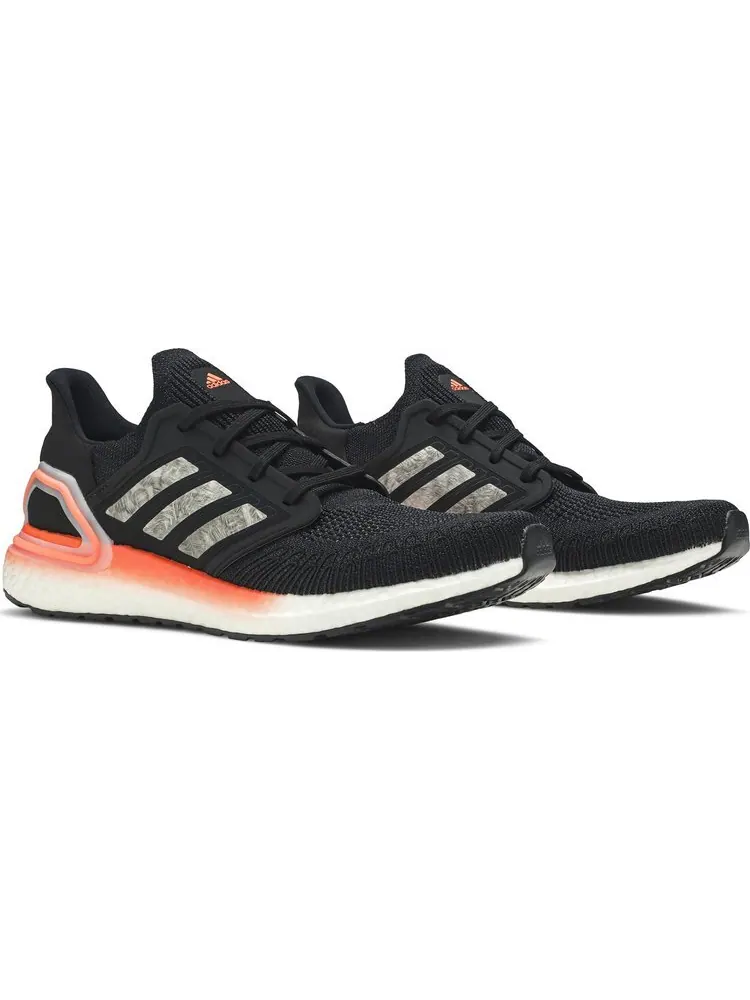 Кроссовки Adidas UltraBoost 20 'Signal Coral' — изображение 8 из 8, черный