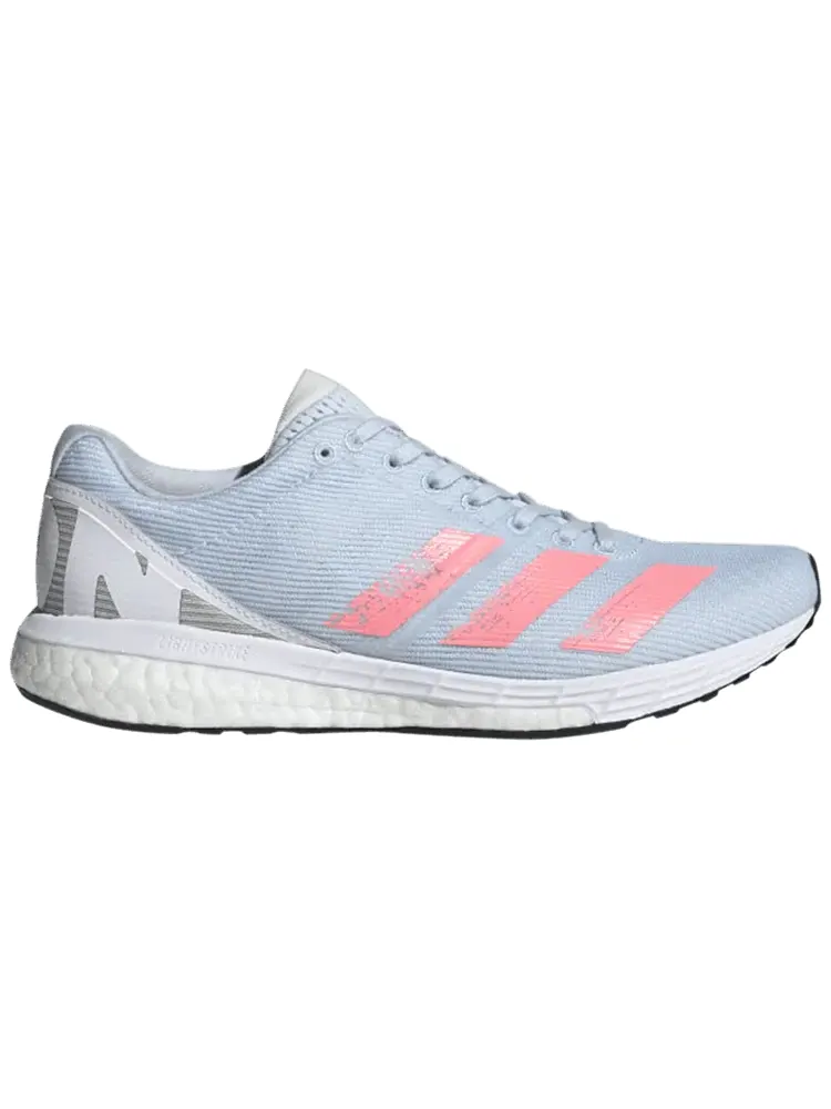 Кроссовки adidas Wmns Adizero Boston 8 'Sky Tint Flash Red' — изображение 1 из 1, синий