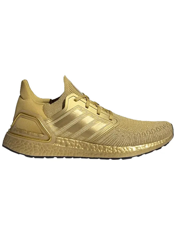 Кроссовки adidas UltraBoost 20 'Gold Metallic' — изображение 1 из 1, золото