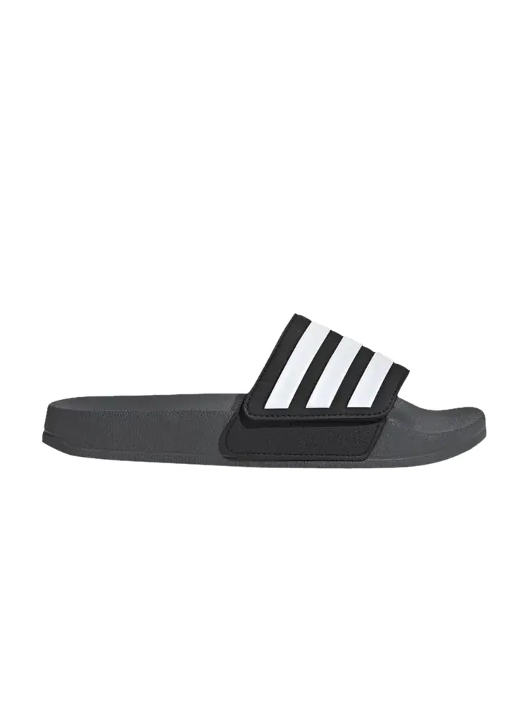 Шлепанцы Adilette Shower Slides J 'Grey Core Black' — изображение 1 из 1, серый черный