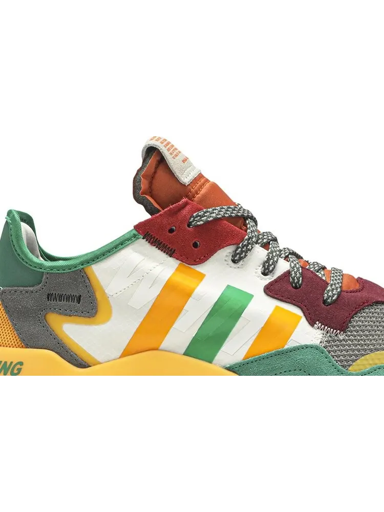 Кроссовки Adidas White Mountaineering x Nite Jogger 'Real Gold' — изображение 2 из 8, мульти